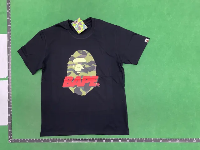 Navy graphic T-shirt — single-product front QC photo