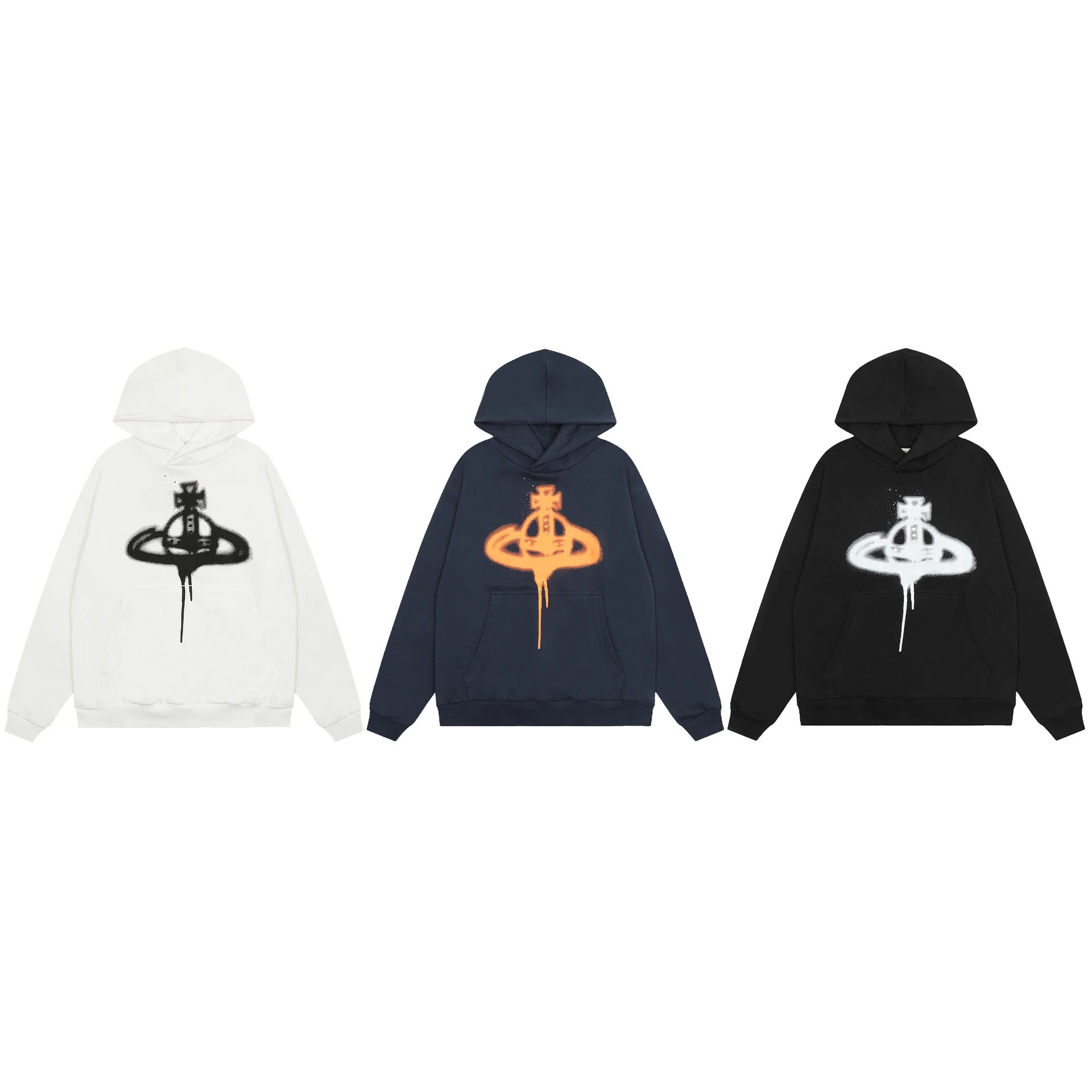 Vivi*Westwood couple hooded sweatshirts